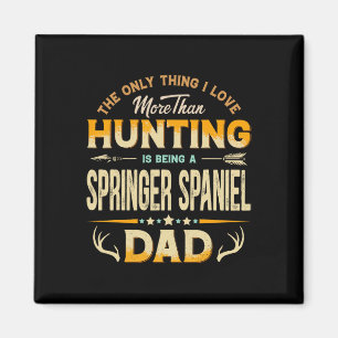 Funny Junting Vatertag - Springer Spaniel Vater Magnet