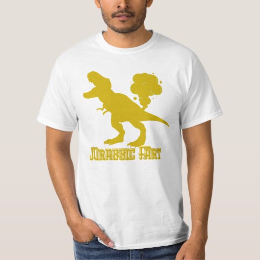 Funny Jurassic Furz T-Rex T-Shirt (Vorderseite)