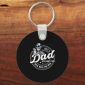 Funny Just A Dad Who Always Came Back With The Mil Schlüsselanhänger (Vorderseite)