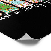 Funny Just A Jolly Goose Funny Christmas For Mens Poster (Ecke)