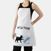Funny 'Just Cat Things' Black Cat Spilling Water Schürze (InSitu)