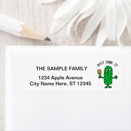 Funny just Dink it Pickle Playing Pickleball (Insitu)