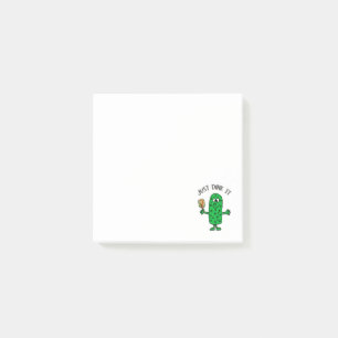 Funny Just Dink it Pickle Playing Pickleball Post-it Klebezettel