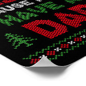 Funny Just Feliz Navi Because I Don't Have A Dad C Poster (Ecke)