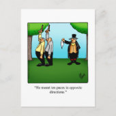 Funny just for lacht Spaß Postcard Postkarte (Vorderseite)