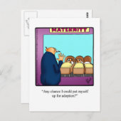 Funny just for laghs Postcard Postkarte (Vorne/Hinten)