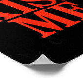 Funny Just Kiss Me We Can Talk Later Valentine's D Poster (Ecke)