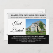 Funny just Listed REAL ANWESEN Postkarte (Vorne/Hinten)