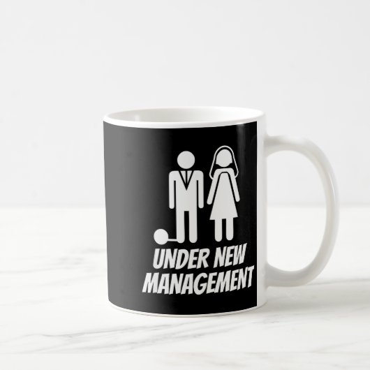 Funny Just Married , Fun Newlywed Gag For Men  Kaffeetasse (Rechts)