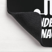 Funny Just Married , Fun Newlywed Gag For Men Mousepad (Ecke)