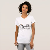 Funny Just Married WedToast T-Shirt (Vorne ganz)