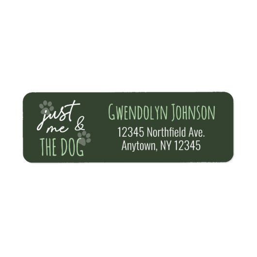 Funny Just Me & The Dog Dark Green (Vorne)