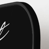 Funny JUST ONE MORE GAME Personalized Pickleball Schläger (Linke Seite)