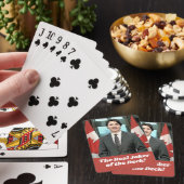 Funny Justin Trudeau Premierminister Kanada Joker Spielkarten (In Situ)