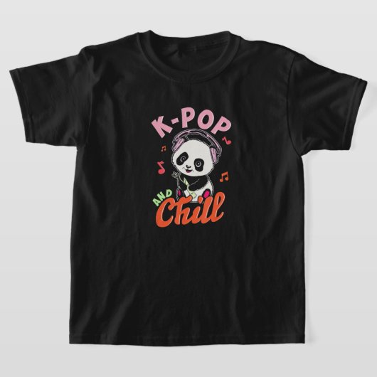 Funny K-Pop and Chill Shirt - Niedlich Anime Panda (Ablage )