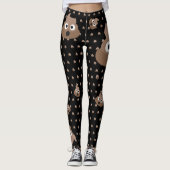 Funny Kack Emojis Leggings (Vorderseite)