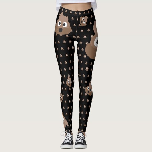 Funny Kack Emojis Leggings (Vorderseite)