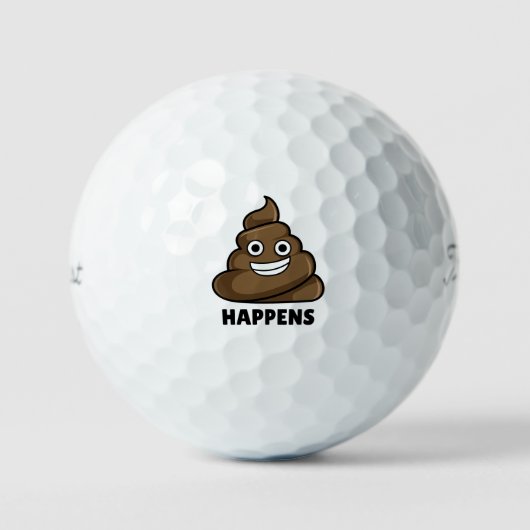 Funny Kack Gift Golfball (Vorderseite)