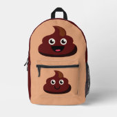 Funny Kack individuelle Name Bedruckter Rucksack (Vorderseite)