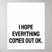 Funny Kack Sign, Funny wall Art Bade Poster (Vorne)