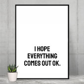 Funny Kack Sign, Funny wall Art Bade Poster