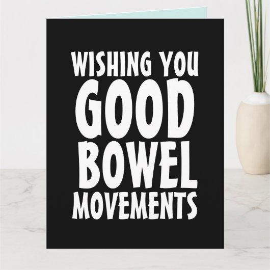 FUNNY kack Witke BIRTHDAY CARD Dankeskarte (Vorderseite)
