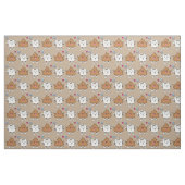 Funny kacke Emoji-Tulpenmuster Stoff (Fat Quarter (45,7 x 55,9 cm))