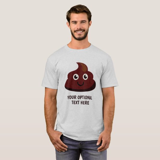 Funny KACKTE benutzerdefinierte Text-Shirts & Jack T-Shirt (Vorne ganz)