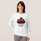Funny KACKTE benutzerdefinierte Text-Shirts & Jack T-Shirt (Vorne ganz)