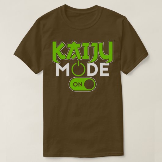 Funny Kaiju Japanisches Monster Kaiju Modus auf Ge T-Shirt (Design vorne)