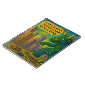 Funny Kaiju Monster Art auf Sachen Fantasy Notizblock (Linke Seite)