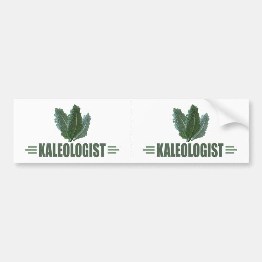 Funny Kale Autoaufkleber (Vorne)