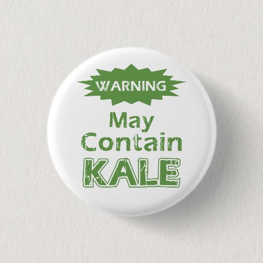 Funny Kale Button (Vorderseite)