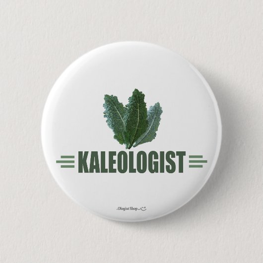 Funny Kale Button (Vorderseite)