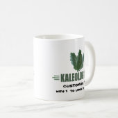 Funny Kale Kaffeetasse (VorderseiteRechts)