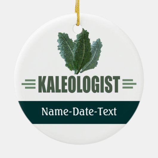 Funny Kale Keramikornament (Hinten)