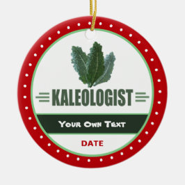 Funny Kale Liebhaber Keramikornament