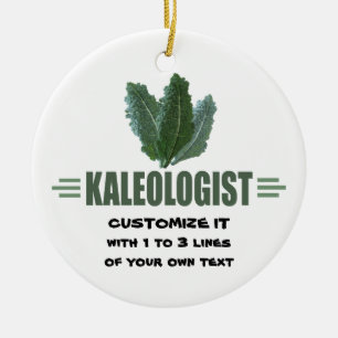 Funny Kale Lover Keramik Ornament