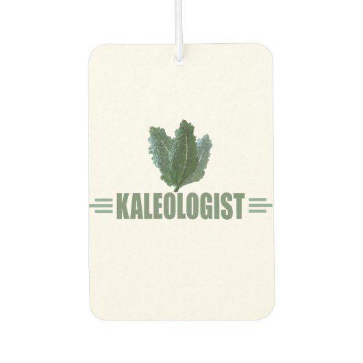 Funny Kale Lover's Autolufterfrischer (Vorderseite)