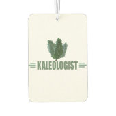 Funny Kale Lover's Autolufterfrischer (Rückseite)