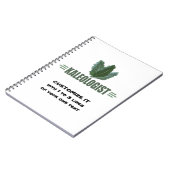 Funny Kale Notizblock (Linke Seite)