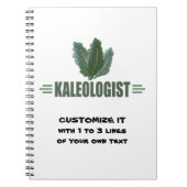 Funny Kale Notizblock (Vorderseite)