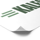 Funny Kale Poster (Ecke)