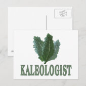 Funny Kale Postkarte (Vorne/Hinten)