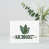 Funny Kale Postkarte (Stehend Vorderseite)