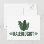 Funny Kale Postkarte (Vorne/Hinten)