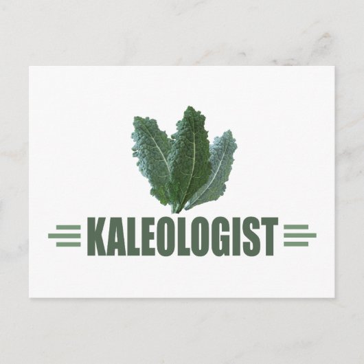 Funny Kale Postkarte (Vorderseite)