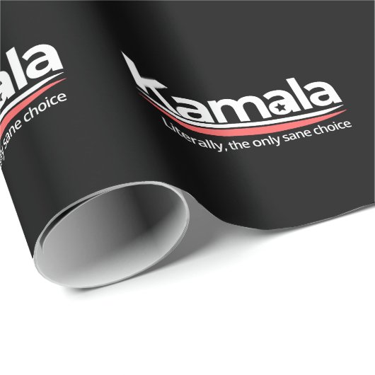 Funny kamala 2024, buchstäblich die einzige Sane-W Geschenkpapier (Rolleneckpunkt)