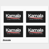 Funny kamala 2024, buchstäblich die einzige Sane-W Rechteckiger Aufkleber (Blatt)