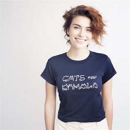 Funny Kamala Cat Typografy Original T-Shirt